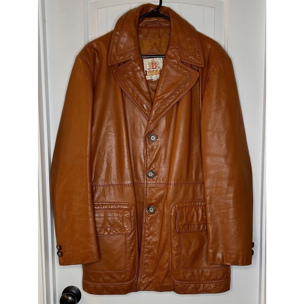 70s Vintage BARACUTA Patch Pocket BLAZER Sz-44R 1970s